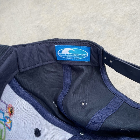 Hawaii embroidered adjustable hat - dolphin, fish, sun - Picture 5 of 6